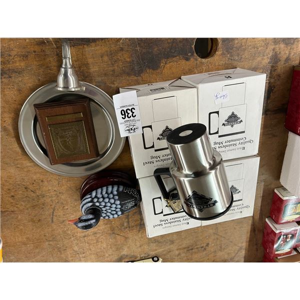 SS Mugs, Decoy Duck, Candle Sconce, Plaque