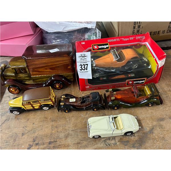 Wooden, Die Cast Collector Cars - 6