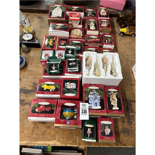 35-Hallmark Keepsake Ornaments - 35 X $