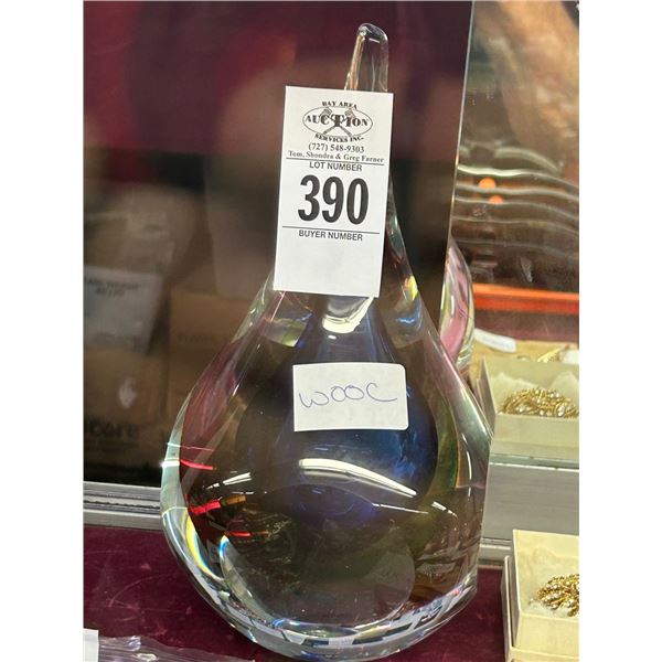 Large Art Glass Paperweight