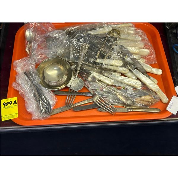 Silver w/Pearl Handle Utensils