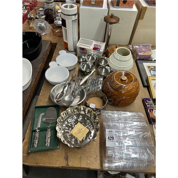 Serving Utensils, Flashlight, Bowls, Cheese Grader