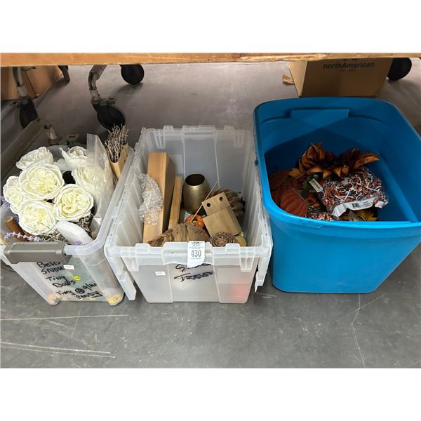 Silk Florals, Holiday Décor