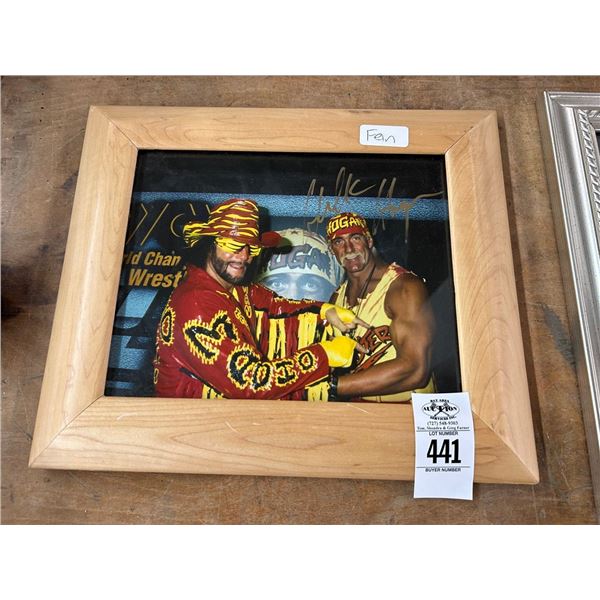 Hulk Hogan Framed Autographed Photo