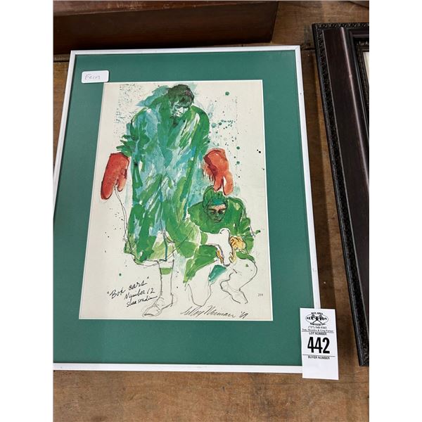 Leroy Neiman Shea Stadium Wall Art, Other on Back Side