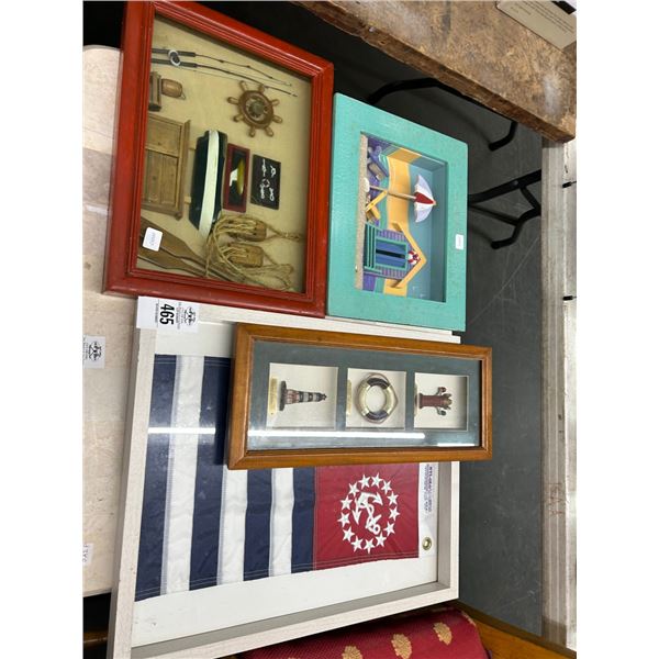 Shadow Box Nautical Wall Art - 4