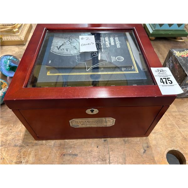 JFK Uncirculated Half Dollar 50TH Anniversary Display w/Coin Books