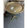 Image 1 : Brass Claw Foot Small Round End Table