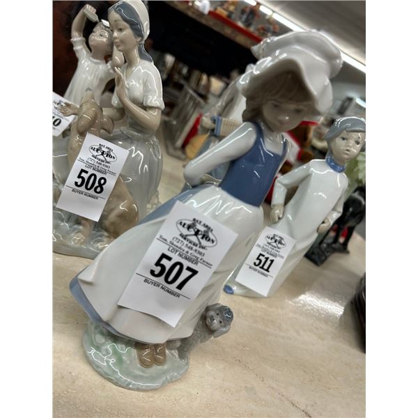 Lladro Neao Girl w/Dog