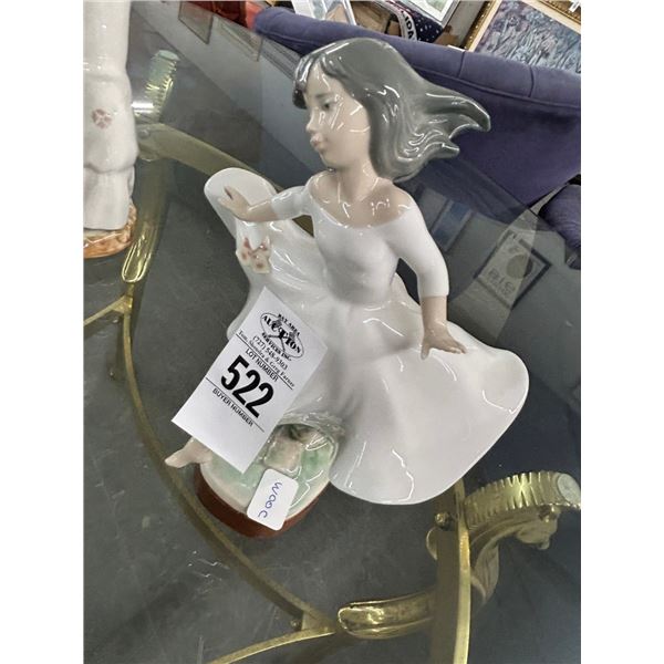 Lladro Style Dancing Girl w/Butterfly