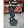 Image 2 : Metal Golfer Pedestal Base Glasstop Round Table