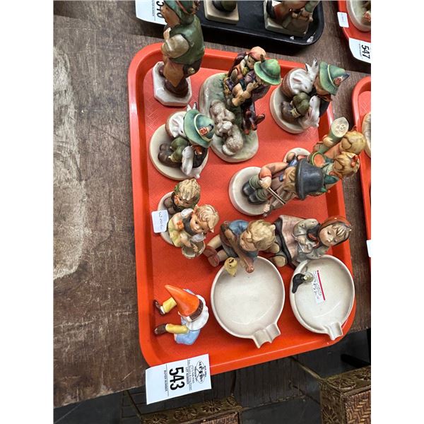 10-Hummel Figurine w/Ashtray - 10 X $