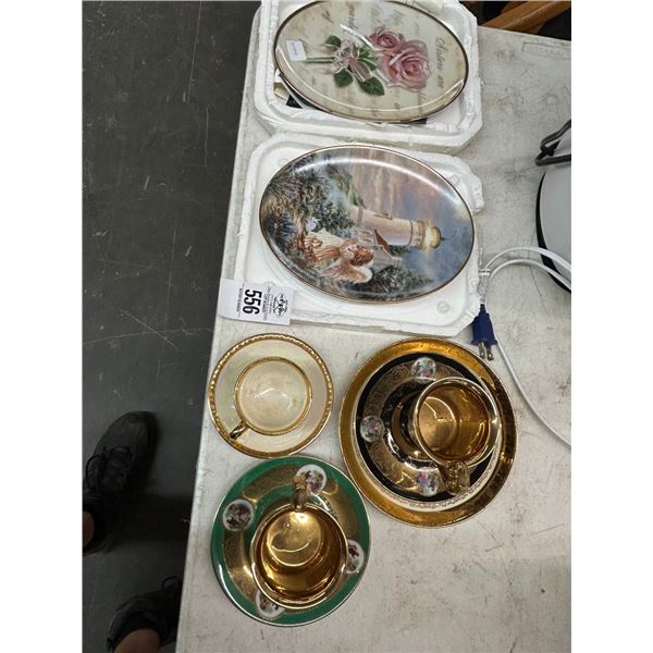 China Cups/Saucers, Collector Plates