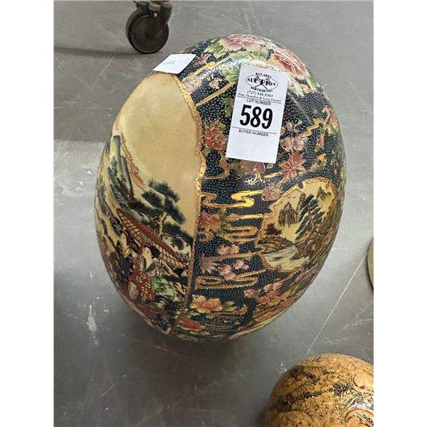 18"  Oriental Egg