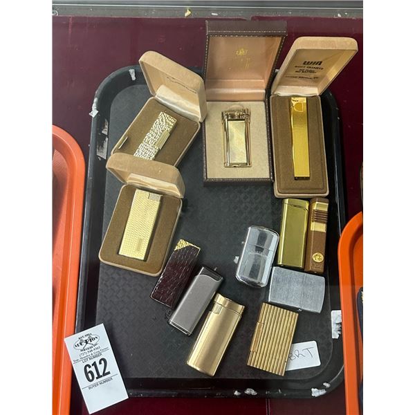 12-Asst. Vintage Flint Lighters - 12 X $