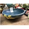 Image 1 : Roseville Blue Floral Bowl - Small Chip on Rim
