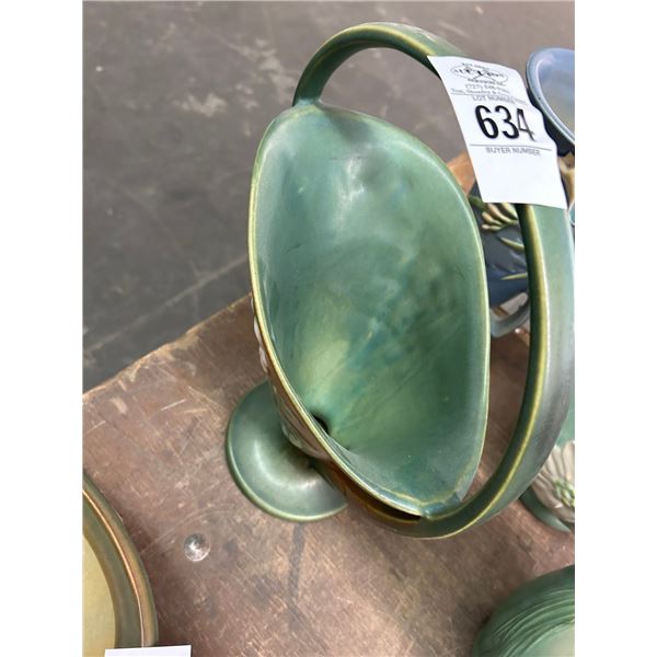 Roseville Floral Basket