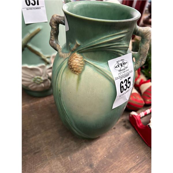 Roseville Teal Vase