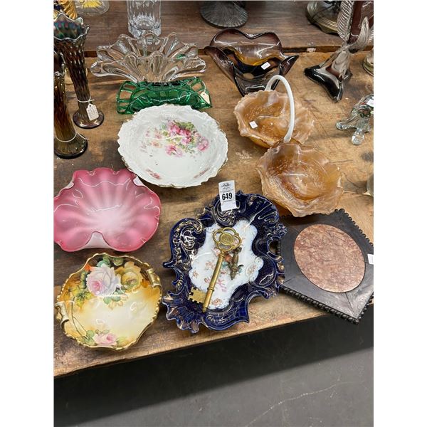 Art Glass/Asst. Dishes/Bowls, Hot Plate - 10