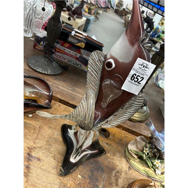 Art Glass 18" Marlin