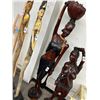 Image 1 : African Carved 65"  Statuary