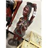 Image 1 : African Carved 55"  Statuary