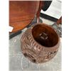 Image 2 : Ornately Carved Dragon Motif Lidded Round Bin