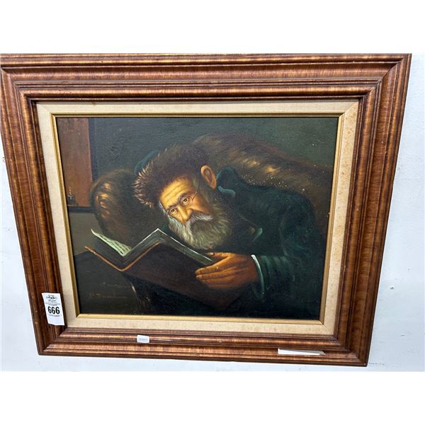 Framed Oil On Canvas Rabie Oil Painting by Szewezenko - 20"  X  24"