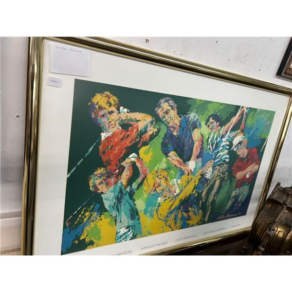 Leroy Neiman Print w/Nicholas/Palmer/Watson/Others