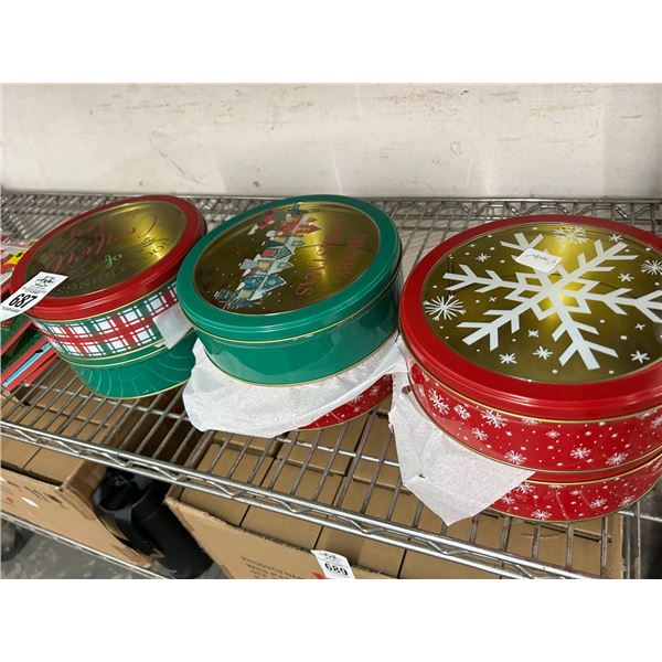 Christmas Tins, Musical Cards