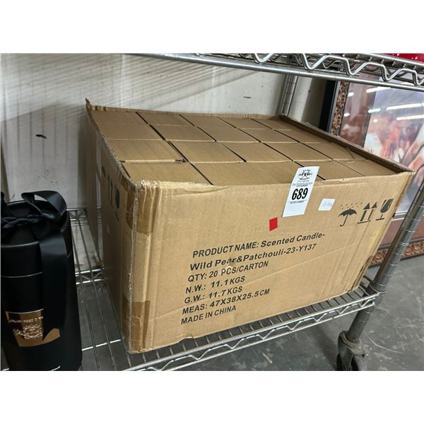 20-Wild Pear, Patchouli Scented Candle - 20 X $