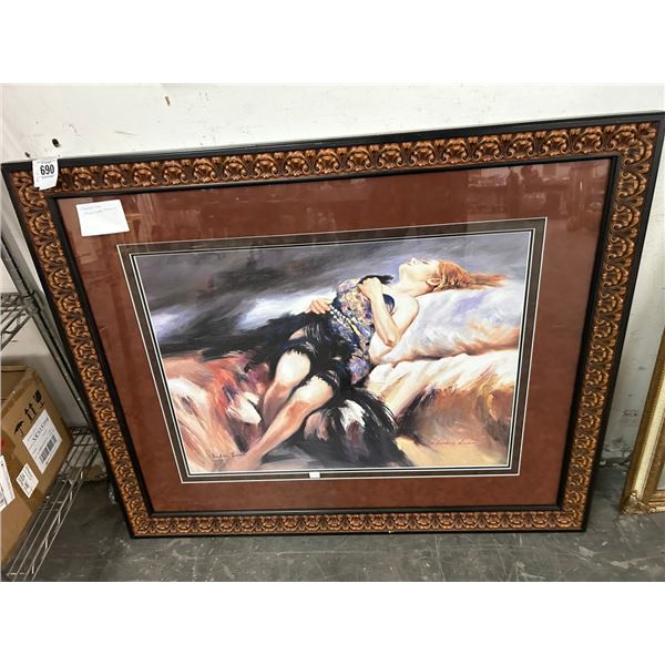 Framed Wall Art Passionate Dream by Charles Lee - 30"  X  36"