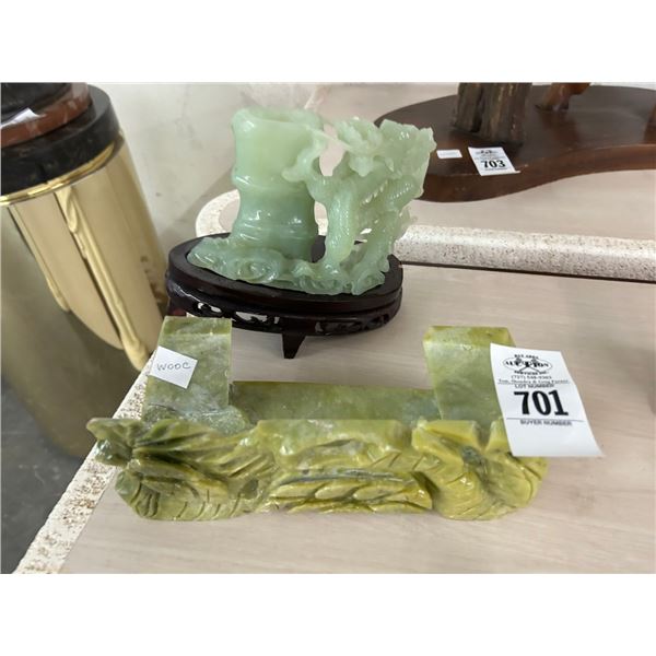 Jade Candlestand - (Broken Foot on Stand) Easel