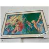 Image 1 : Framed Wall Art Golf Champs by Leroy Neiman - 24"  X  30"