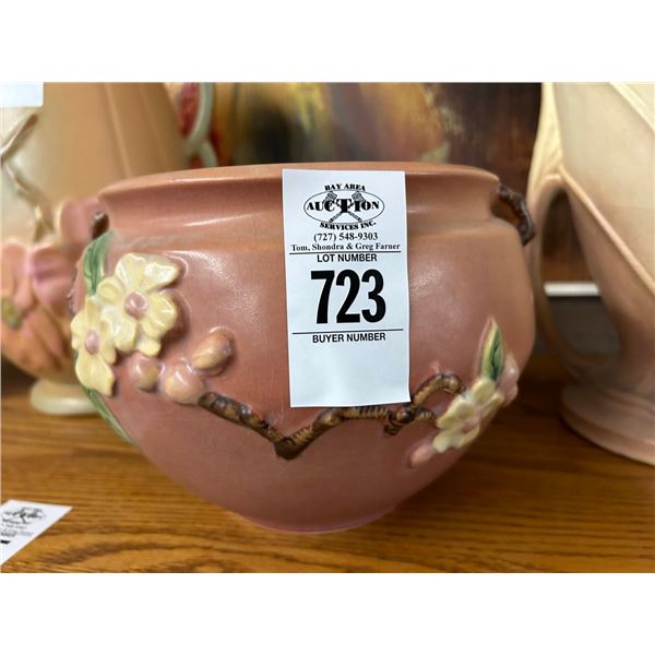 Roseville Pink Floral Vase