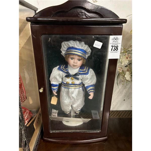 Ashley Bell Sailor Doll 16" w/COA In Showcase