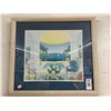 Image 1 : Framed Patio Sea Scape - 18"  X  20"