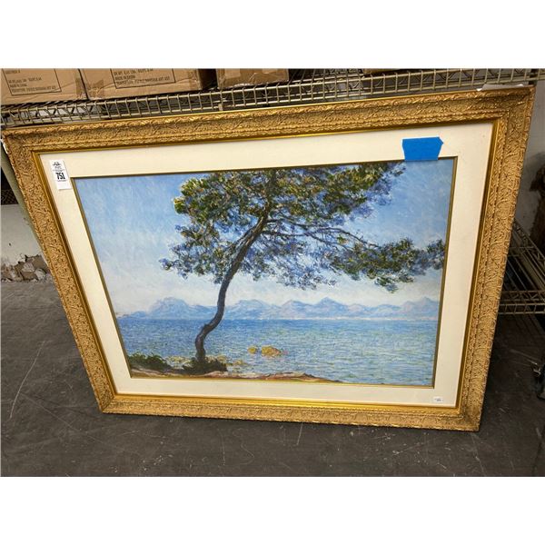 Framed Wall Art Esterel Mountains by Claude Monet