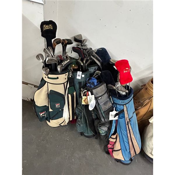 Asst. Golf Clubs/Bags - 8