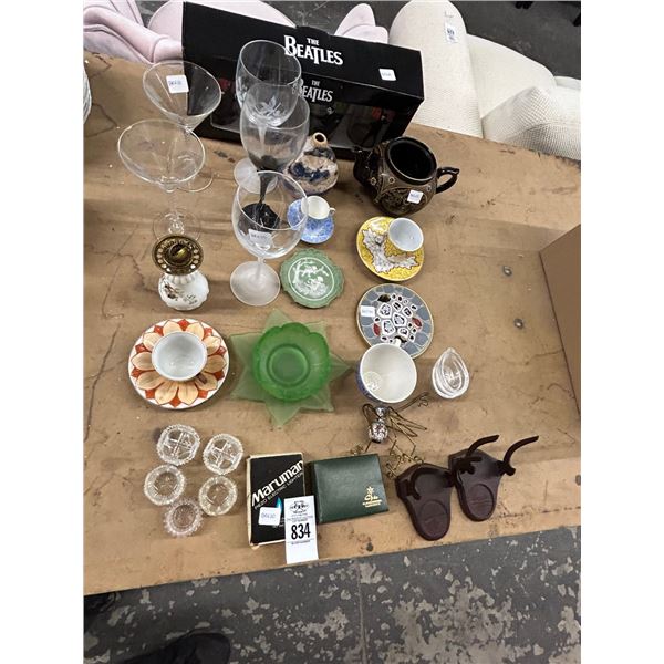 Stem Glasses, Beatles Collector Glass Set, Asst. Table Décor