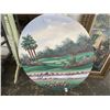 Image 1 : Oil On Canvas Round Golf Course Scene by Dunlap