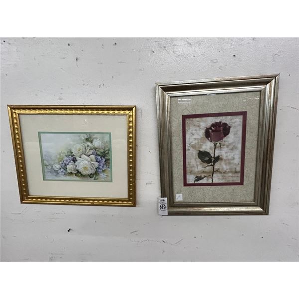 Framed Floral Wall Art - 2