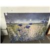 Image 1 : Unframed Floral Oil on Canvas Wall Art - Signed Taylor - 30"  X  40"