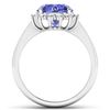 Image 4 : 14KT White Gold 2.57ct Tanzanite and Diamond Ring