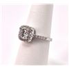 Image 4 : 14 Kt White Gold Plate 2.75 Ct White Lab Simulated Diamond  Ring