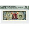 Image 1 : 2007 $1 Dead Mans Chest Disney Dollar PMG 66EPQ
