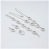 Image 2 : Sparkling Clear Quartz 4 Piece Jewelry Set