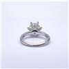 Image 7 : Plated 14KT White Gold 3 Ct VVs1 Rainbow Fire Moissanite Ring