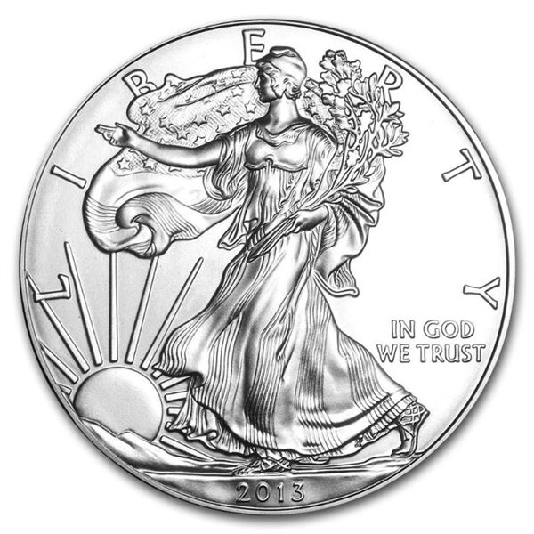 2013 American Silver Eagle 1oz BU Coin