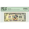 Image 1 : 2009 $1 Mickey Birthday Party Disney Dollar PCGS 67PPQ